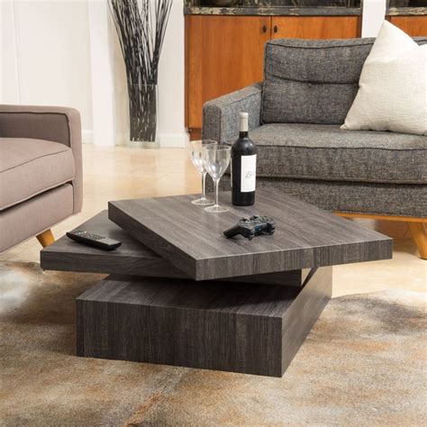 Carson Rotating Wood Coffee Table by Christopher Knight Home | Coffee table design modern ...