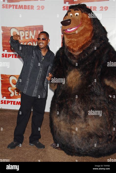 Cast member Martin Lawrence, the voice of Boog in the animated motion picture comedy "Open ...