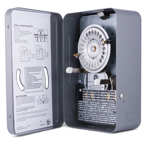 GE 24-Hour Indoor Heavy Duty Mechanical Water Heater Timer Switch, 15328 - Walmart.com - Walmart.com