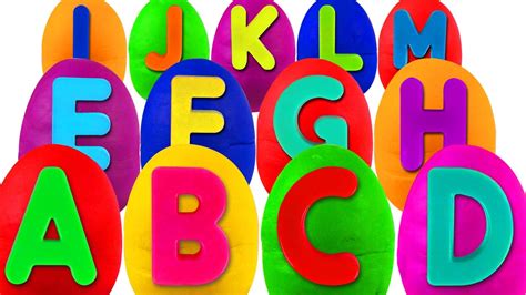 Play Doh Alphabet Surprise | ABC Songs for Children, Kindergarten Kids Learn the Alphabet, Toys ...