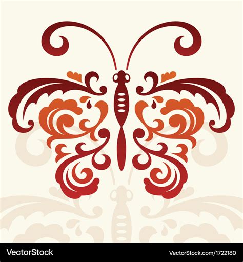 Abstract butterfly Royalty Free Vector Image - VectorStock