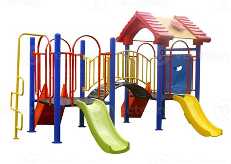 Colorful playground for children on transparent background png file 9308615 PNG