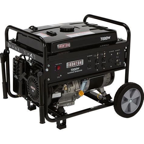 Ironton Portable Generator with Wheel Kit —7000 Surge Watts, 5500 Rated Watts | Northern Tool