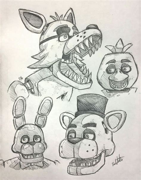 Freddy Sketch By Ravenevert Fnaf Drawings Fnaf Coloring Pages Fnaf | Porn Sex Picture