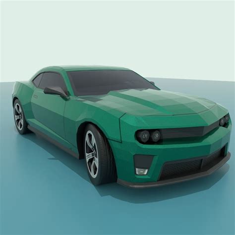 3D model realtime racing Low poly car | CGTrader