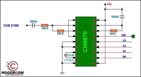 Dtmf Generator Circuit Diagram