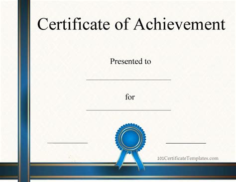 FREE Blank Certificate Templates | No Watermark