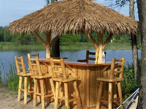 Tiki Hut - Tropical Paradise | Outdoor tiki bar, Tiki bar, Backyard