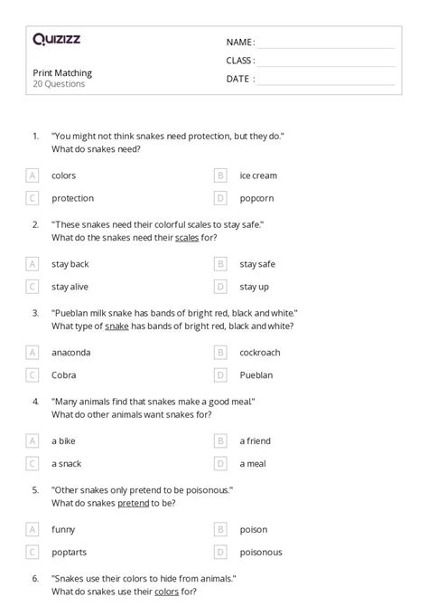 50+ Concepts of Print worksheets on Quizizz | Free & Printable