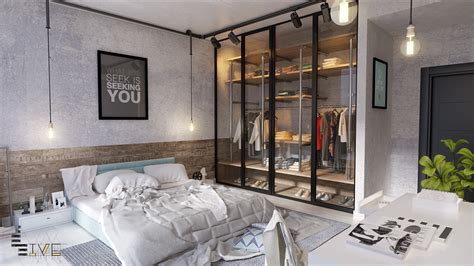 Industrial Bedroom Design :: Behance