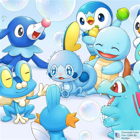 all water type starters — Weasyl