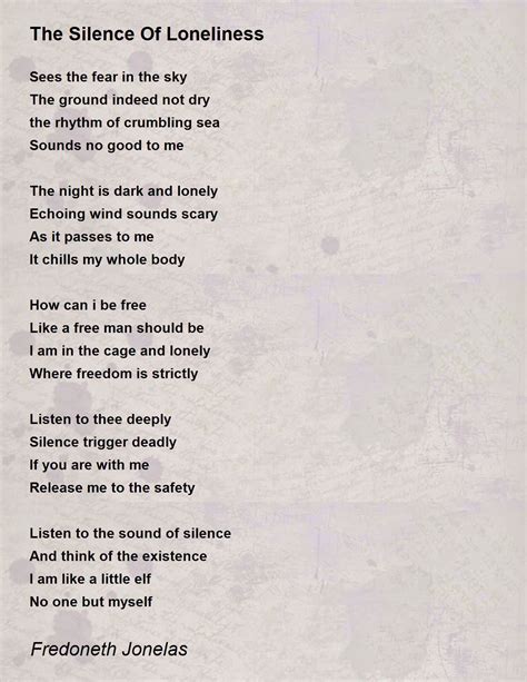 Poems About Loneliness