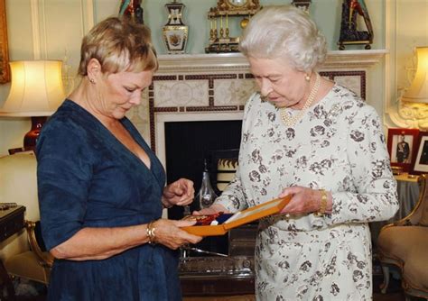 Queen Elizabeth II and Dame Judi Dench | Royals Meeting Actors Who ...