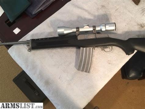 ARMSLIST - For Sale: Ruger Mini 14, scope