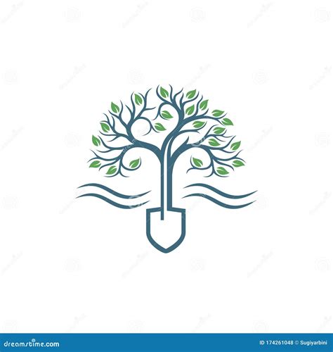 Tree Landscaping Logo Vector Stock Vector - Illustration of agriculture, graphic: 174261048