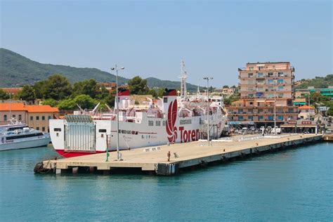 Ferry Boat Marmorica Cruising To Island of Elba, Italy Editorial Stock Photo - Image of ferry ...