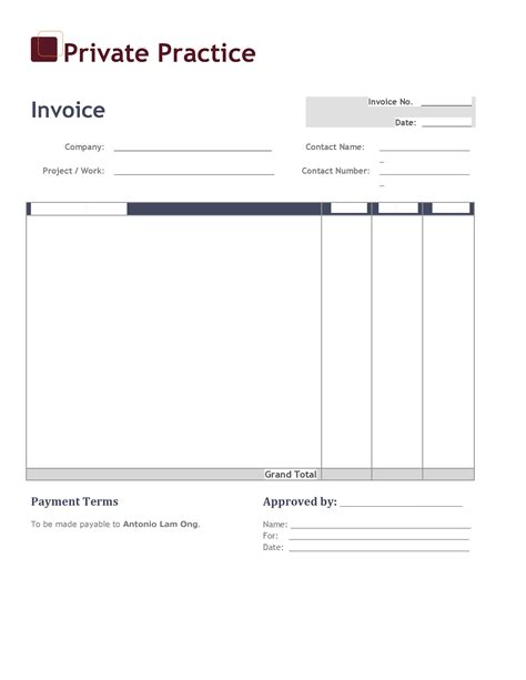 View Computer Invoice Template Word Background | Invoice Template Ideas