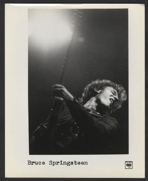 Lot Detail - Bruce Springsteen Original Columbia Records Promotional Photograph