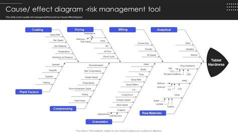 Quality Testing Cause Effect Diagram Risk Management Tool Ppt Summary ...