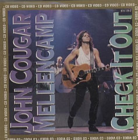 John Cougar Mellencamp Check It Out US CD single (CD5 / 5") (311627)