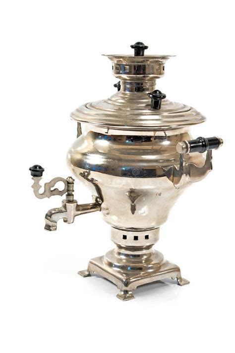 Old russian tea samovar stock image. Image of ceremony - 26400159