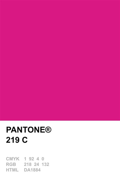 Afbeeldingsresultaat voor pantone 219 | Pantone color, Pantone colour ...