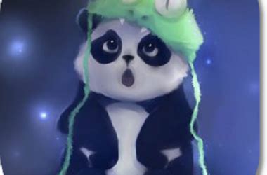 Cute Panda Background, 3D Cute Panda, #25801