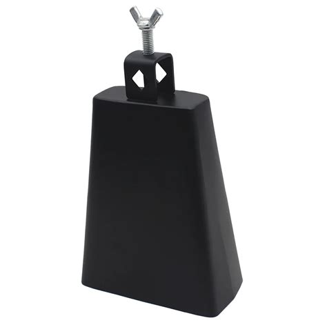 2Pcs 6 Inch Steel construction Black Metal Cattlebell Cowbell Personalized Brass Cattle Cow Bell ...