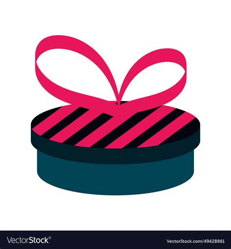 Birthday gift box colorful Royalty Free Vector Image