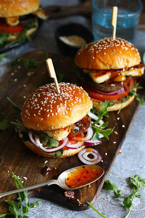 Halloumi Burgers - The Last Food Blog