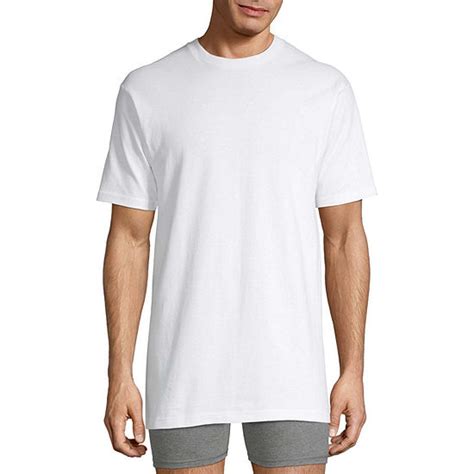 Stafford® 4-pk. Heavyweight Cotton Crewneck T-Shirts, Color: White ...