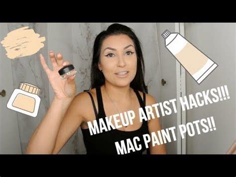 MAKEUP ARTIST HACK WITH A MAC PAINT POT! - YouTube | Mac paint pots, Makeup artist tips, Painted ...