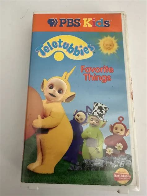 TELETUBBIES FAVORITE THINGS VHS Tape PBS Kids Actimates 1999 SKU: M2 £1 ...