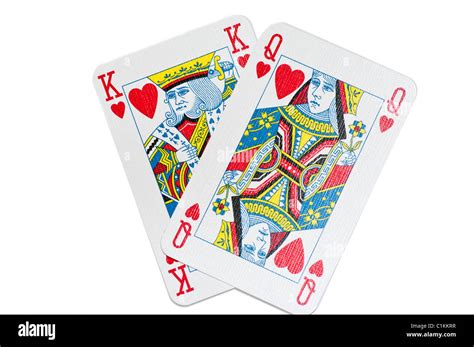 King And Queen Playing Cards Stock Photo - Alamy