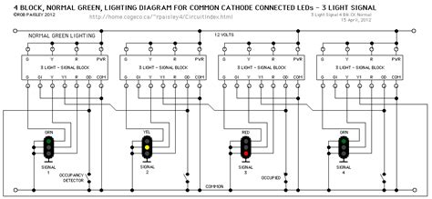 3 Light - Common Cathode LED Connections - Basic_Circuit - Circuit Diagram - SeekIC.com