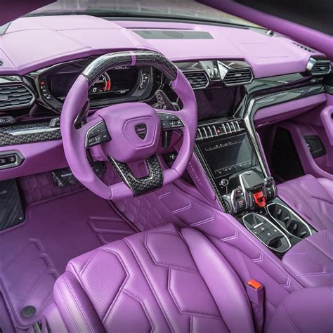 My, Lamborghini Urus, That’s One Purple Interior You Have There! - autoevolution