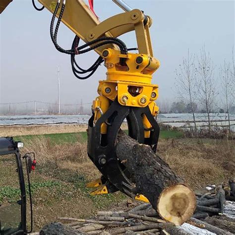 Stone/Rock Grapple for Excavator - Attachments - JIANGTU