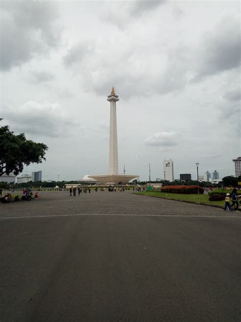 Monumen Nasional editorial stock image. Image of nsaional - 107568294