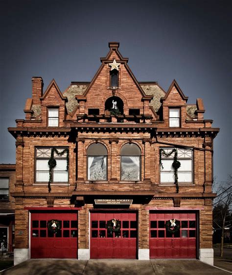 Old firehouse converted to the Elmira Heights Historical Society ...