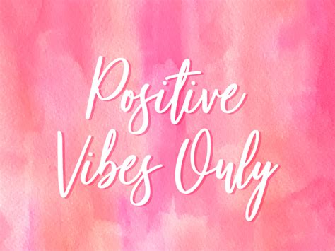 Positive Vibes Only by Sorina Bogiu on Dribbble