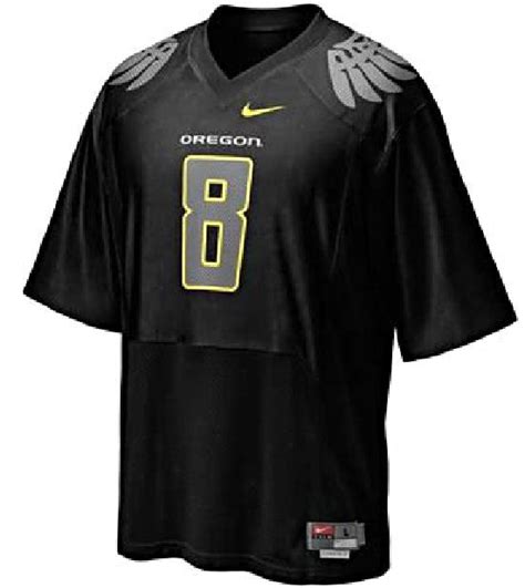 Oregon Ducks Youth #8 Black Football Jersey By Nike | Oregon ducks ...