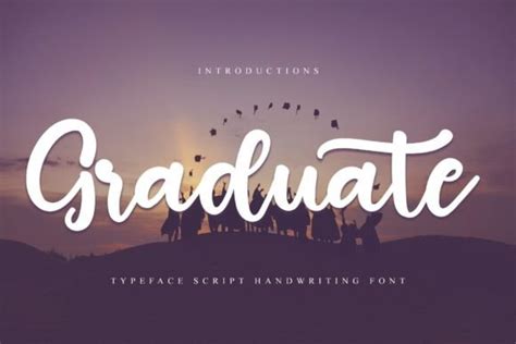 Graduate Font by Bintang Studio · Creative Fabrica