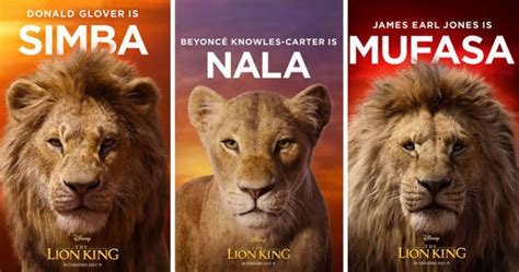 New “Lion King” Posters Feature Face-Offs With Voice Actors Against Their Characters (10 pics ...