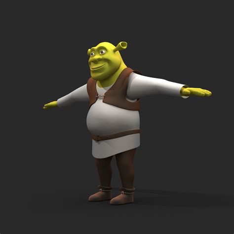 Shrek 3D Model - TurboSquid 1977406