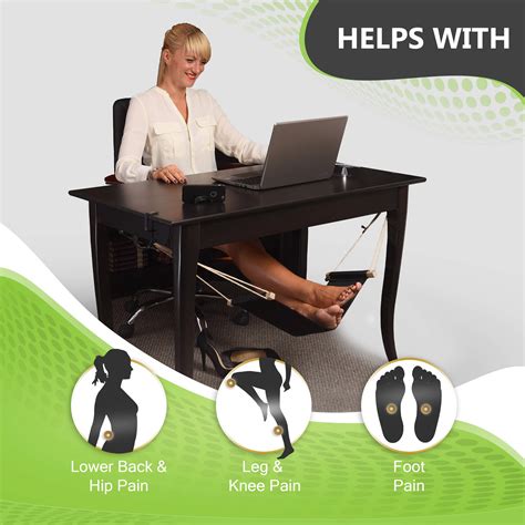 Foot Hammock Under Desk | Adjustable Desk Foot Rest Hammock Office ...