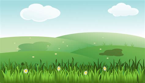 Grassy Scenery Clip Art Image - ClipSafari