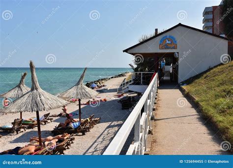 Costinesti beach, Romania editorial image. Image of people - 125694455