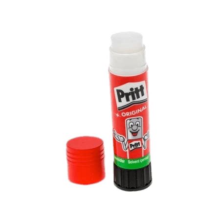 Pritt Glue Stick With Cap Off transparent PNG - StickPNG