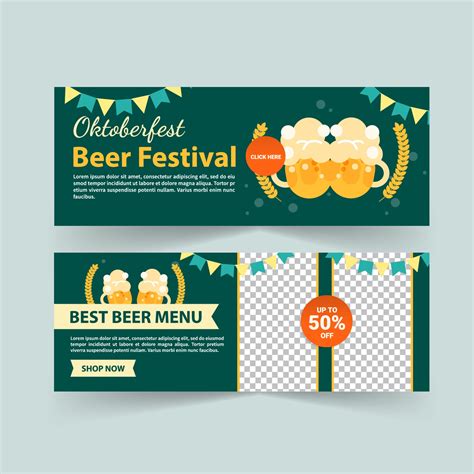 Banner template for oktoberfest. 3449554 Vector Art at Vecteezy