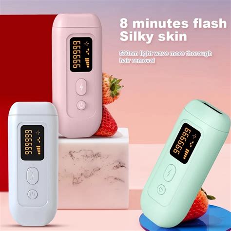 EU Plug Laser Epilator Flash Display Painless Bikini Epilator Machine - Power Day Sale